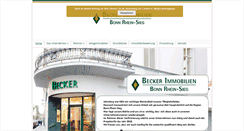 Desktop Screenshot of beckerimmobilien.info