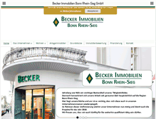 Tablet Screenshot of beckerimmobilien.info